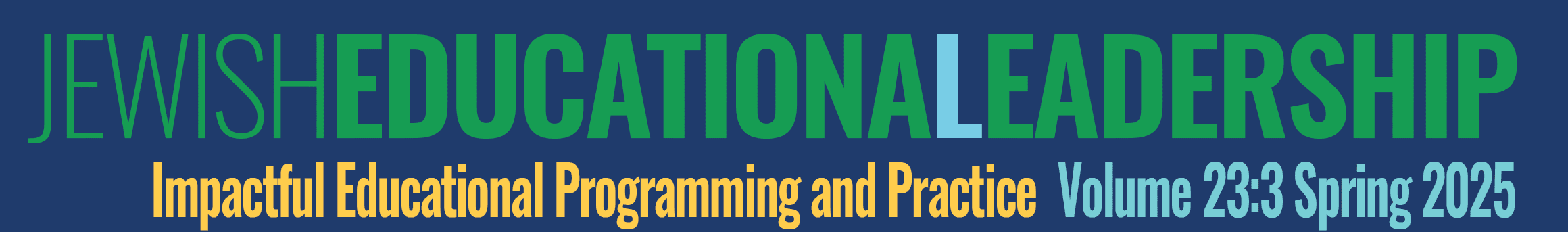 Jewish Education Amidst Rising Antisemitism  volume 22:2 Winter 2024